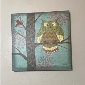 Owl and Bird Canvas Art